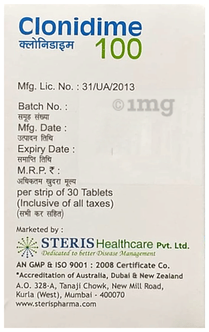 Clonidime 100 Tablet image Clonidime 100 Tablet image