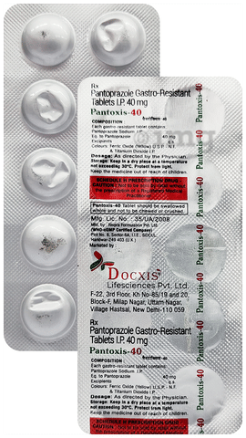 Pantoxis 40 Tablet image Pantoxis 40 Tablet image