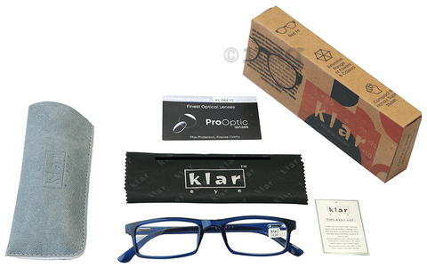 Klar Eye K 3021 Full Rim Rectangle Reading Glasses for Men and