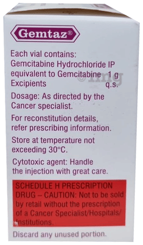 Gemtaz 1gm Injection image Gemtaz 1gm Injection image