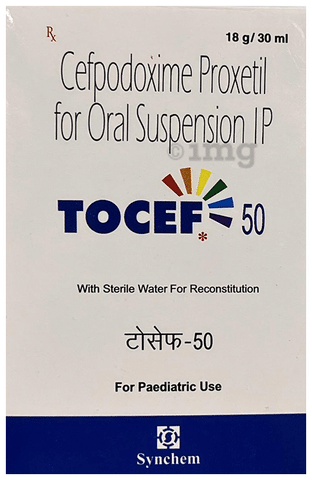 Tocef 50 Oral Suspension