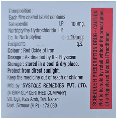 Nurofin-NT 100 Tablet image Nurofin-NT 100 Tablet image