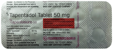 Tapentasure 50mg Tablet image Tapentasure 50mg Tablet image