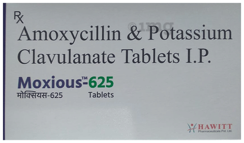 Moxious 625 Tablet image