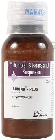 Ibukind Plus 100 mg/162.5 mg Suspension