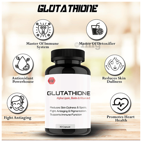 Vitaminhaat Glutathione 700mg Capsule: Buy bottle of 30.0 capsules at best  price in India
