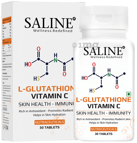 glutathione in saline Tablets for Skin Glow | With L-Glutathione 500000 mcg & Vitamin C 40000 mcg | Antioxidant Support | 30 Tablets Glutathione IV Las Vegas |