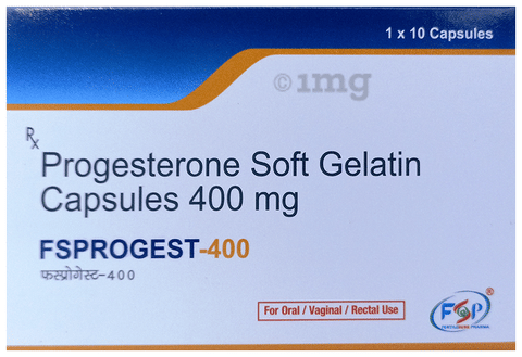 Fsprogest 400 Soft Gelatin Capsule image Fsprogest 400 Soft Gelatin Capsule image