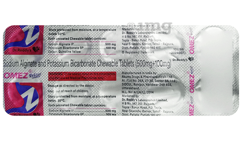 Omez Reflux Chewable Tablet Mint image Omez Reflux Chewable Tablet Mint image