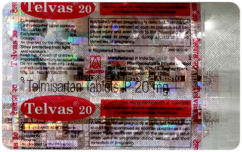 Telvas 20 Tablet image