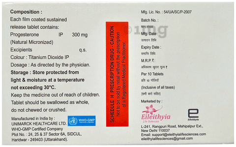 Eilegest SR 300 Tablet image Eilegest SR 300 Tablet image