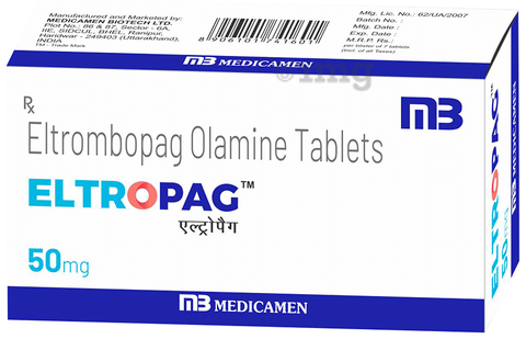 Eltropag 50mg Tablet image