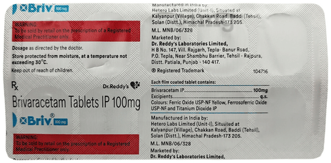 Briv + 100 Tablet image