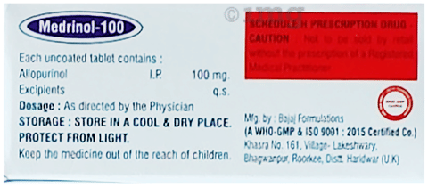 Medrinol 100 Tablet image Medrinol 100 Tablet image
