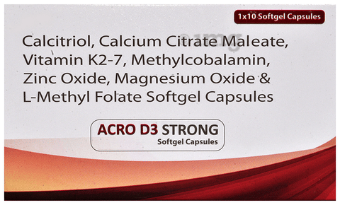 Acro D3 Strong Softgel Capsule image