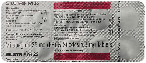 Silotrif M 25mg/8mg Tablet image Silotrif M 25mg/8mg Tablet image