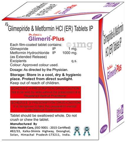 Glimerit-Plus Tablet ER image Glimerit-Plus Tablet ER image