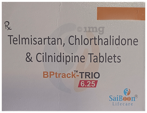 बीपीट्रैक-ट्रियो 6.25 टैबलेट image बीपीट्रैक-ट्रियो 6.25 टैबलेट image