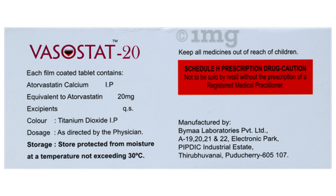 Vasostat 20 Tablet image