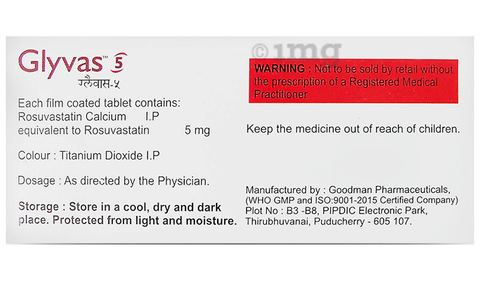Glyvas 5mg Tablet image Glyvas 5mg Tablet image