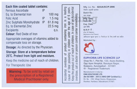 Eufer-XT Tablet