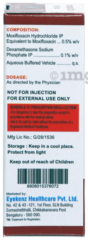 Topomox DX Eye Drop BAK Free