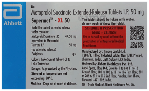 Supermet XL 50 Tablet image