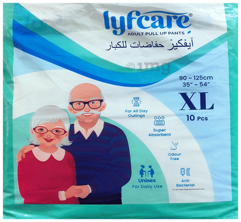 Uphealthy Pull Up Adult Diapers Pant Size Extra Large Packaging Type  Packet
