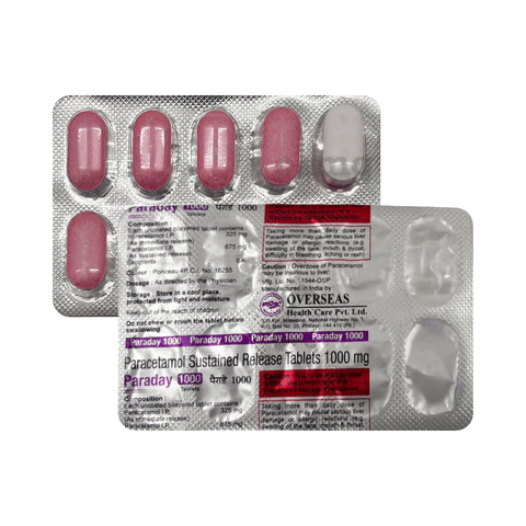 Paraday 1000mg Tablet image