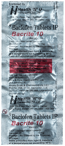 Bacrite 10 Tablet image