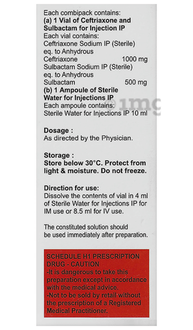Cenbactam Injection image