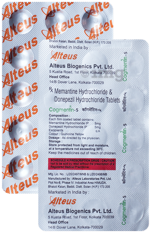 Cogmentin 5mg/5mg Tablet