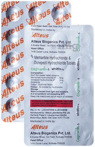 Cogmentin 5mg/5mg Tablet image Cogmentin 5mg/5mg Tablet image