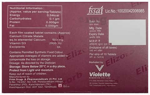 Elizorb Tablet