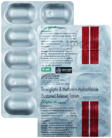 Gliptel-M Tablet SR image Gliptel-M Tablet SR image