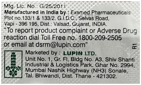 Lupisit D 5mg/50mg Tablet image