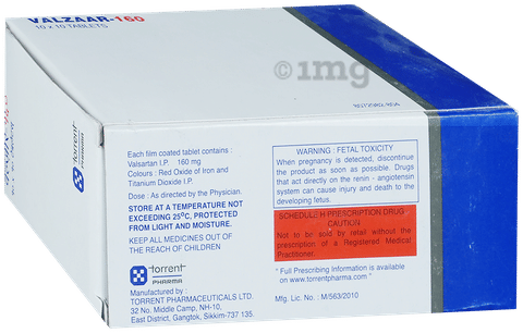 Valzaar 160 Tablet image