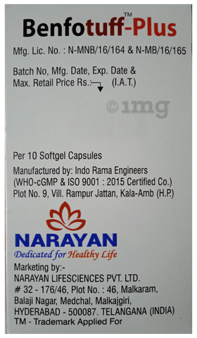 Benfotuff-Plus Softgel Capsule image Benfotuff-Plus Softgel Capsule image
