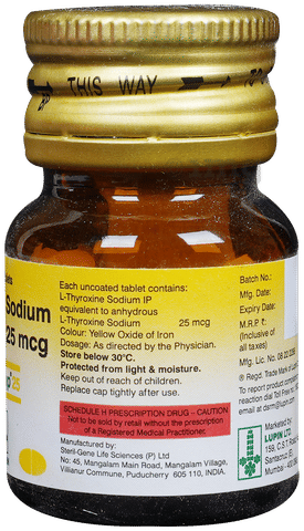 Thyroup 25 Tablet image Thyroup 25 Tablet image