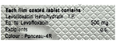 Levoziv 500 Tablet image Levoziv 500 Tablet image