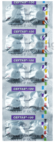 Ceftas 100mg Tablet image