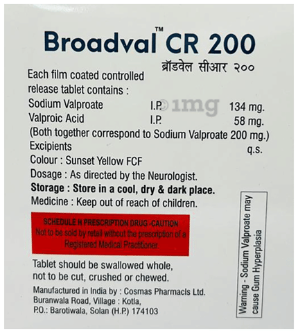 Broadval CR 200 Tablet image Broadval CR 200 Tablet image