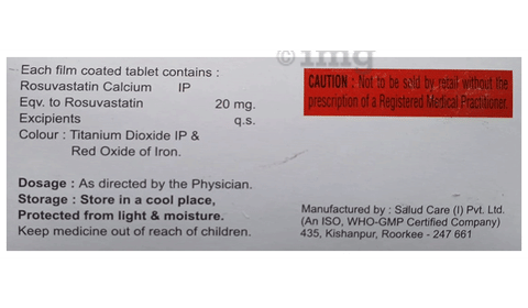 Rourax 20 Tablet image Rourax 20 Tablet image
