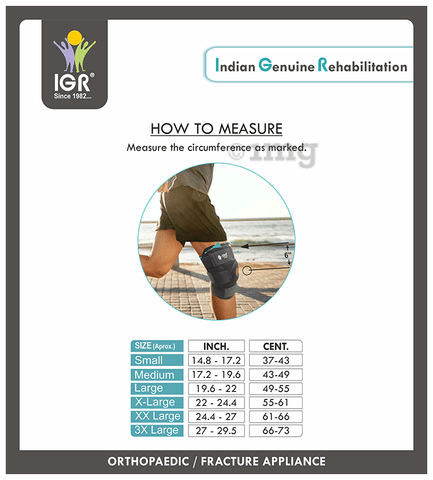 IGR Hinge Knee Open Patella Grey Medium test image IGR Hinge Knee Open Patella Grey Medium test image