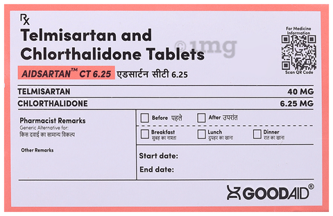 Aidsartan CT 6.25 Tablet image Aidsartan CT 6.25 Tablet image