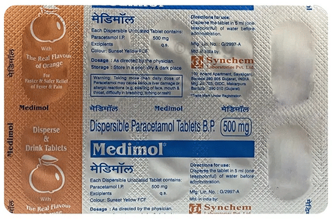 Medimol Tablet DT Orange image