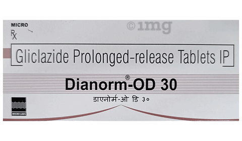 Dianorm-OD 30 Tablet PR image Dianorm-OD 30 Tablet PR image