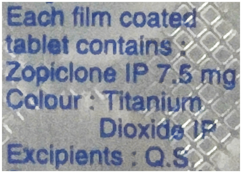 Zopicon 7.5mg Tablet image Zopicon 7.5mg Tablet image
