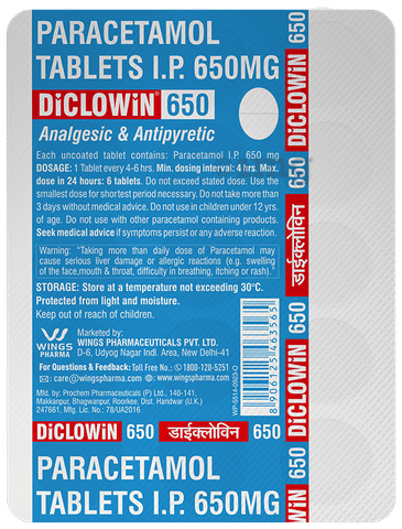 Diclowin 650 Tablet image