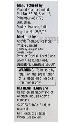 Refresh Tears Eye Drop image